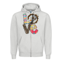 Dove Grey Love crown of thorns Easter Day Zipper Hoodie - CowGirlArtShop