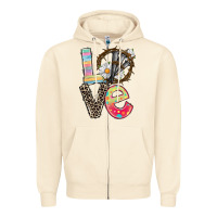 Sandshell Love crown of thorns Easter Day Zipper Hoodie - CowGirlArtShop