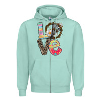 Seafoam Love crown of thorns Easter Day Zipper Hoodie - CowGirlArtShop