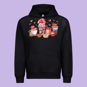 Mexican Pan Dulce Coffee Cups Urban Hoodie Designed By Maliassmallbusiness