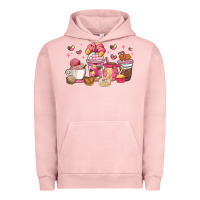 Pigment Salmon mexican pan dulce coffee cups Urban Hoodie - MaliasSmallBusiness