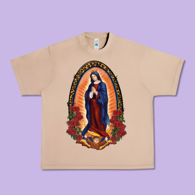 Our Lady Of Guadalupe Urban Heavy Tee Designed By Ranaportraitstore