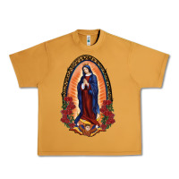 Peanut Butter Our Lady Of Guadalupe Urban Heavy Tee - RanaPortraitStore