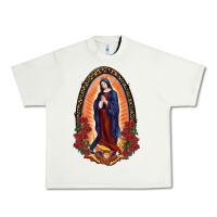 Pistachio Our Lady Of Guadalupe Urban Heavy Tee - RanaPortraitStore