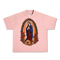 Salmon Our Lady Of Guadalupe Urban Heavy Tee - RanaPortraitStore