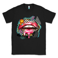 Black race lips Classic Tee - Zillion Design Studio