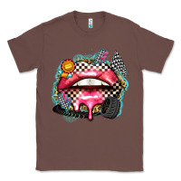 Chestnut race lips Classic Tee - Zillion Design Studio