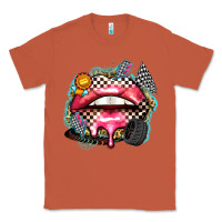Copper race lips Classic Tee - Zillion Design Studio