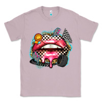 Lilac race lips Classic Tee - Zillion Design Studio