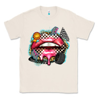 Natural race lips Classic Tee - Zillion Design Studio
