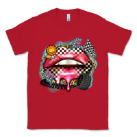 Red race lips Classic Tee - Zillion Design Studio