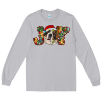 Moon Dust Saint Bernard Christmas joy, Long Sleeve Tee - RanaPortraitStore