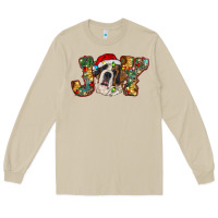 Mushroom Saint Bernard Christmas joy, Long Sleeve Tee - RanaPortraitStore