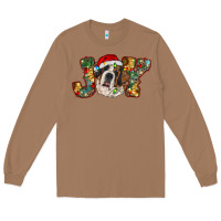 Toasted Coconut Saint Bernard Christmas joy, Long Sleeve Tee - RanaPortraitStore