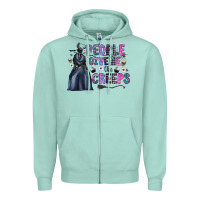 Seafoam people give me the creeps Zipper Hoodie - CowhideDigitalArt