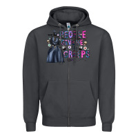 Smoke people give me the creeps Zipper Hoodie - CowhideDigitalArt