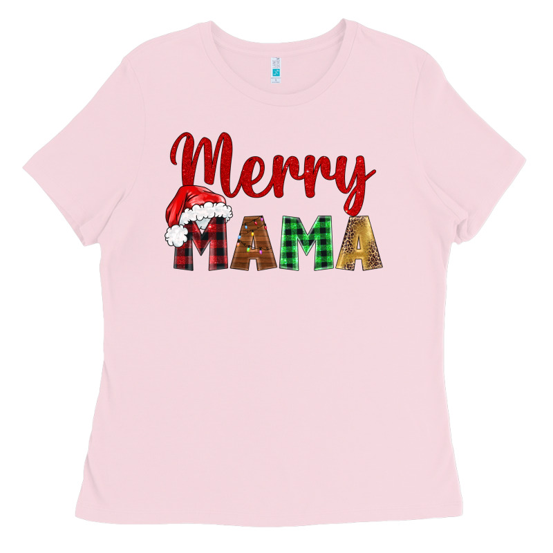 Merry Mama Ladies Tee by BarkalooDesign | Teevron