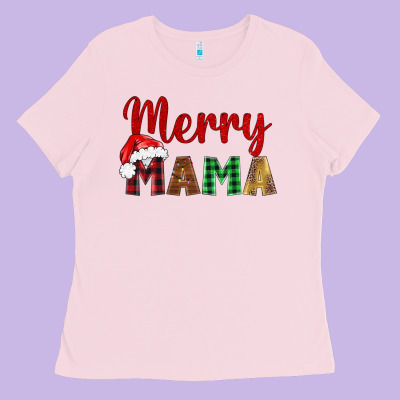 Merry Mama Ladies Tee Designed By Barkaloodesign