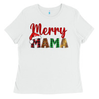 White merry mama Ladies Tee - BarkalooDesign