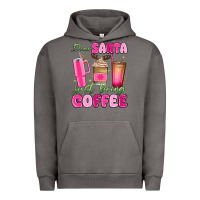 Pigment Tornado dear santa just bring coffee Urban Hoodie - MaliasSmallBusiness