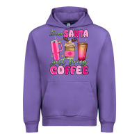 Tulip dear santa just bring coffee Urban Hoodie - MaliasSmallBusiness