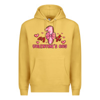 Antique Gold my first valentines day Premium Hoodie - MaliasSmallBusiness