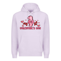 Lilac my first valentines day Premium Hoodie - MaliasSmallBusiness
