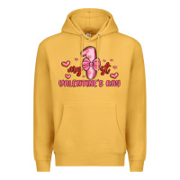 Mustard my first valentines day Premium Hoodie - MaliasSmallBusiness