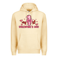 Pina Colada my first valentines day Premium Hoodie - MaliasSmallBusiness