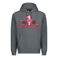 Rock my first valentines day Premium Hoodie - MaliasSmallBusiness