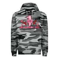 Slate Camo my first valentines day Premium Hoodie - MaliasSmallBusiness