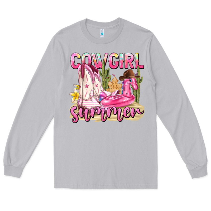 Cowgirl Summer Long Sleeve Tee by texasbilliewilder | Teevron