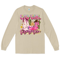 Mushroom cowgirl summer Long Sleeve Tee - texasbilliewilder