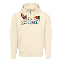 Sandshell Love Easter bunny Easter Day Zipper Hoodie - CowGirlArtShop