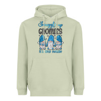 Matcha snuggle up gnomies it's cold outside Heavyweight Hoodie - JahusDesignShop