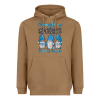 Toasted Coconut snuggle up gnomies it's cold outside Heavyweight Hoodie - JahusDesignShop