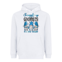 White snuggle up gnomies it's cold outside Heavyweight Hoodie - JahusDesignShop