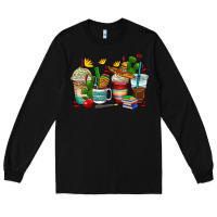 Black spanish teacher coffee cups Long Sleeve Tee - AdoDesignShop