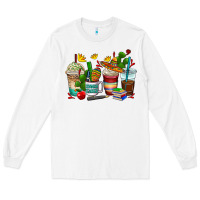 White spanish teacher coffee cups Long Sleeve Tee - AdoDesignShop