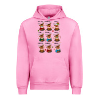 Fuchsia Pink christmas reindeers Urban Hoodie - MaliasSmallBusiness