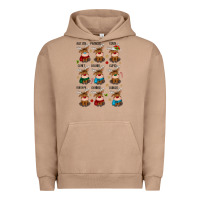 Pigment Burro christmas reindeers Urban Hoodie - MaliasSmallBusiness