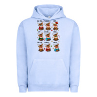 Pigment Grape Ice christmas reindeers Urban Hoodie - MaliasSmallBusiness