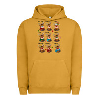 Pigment Peanut Butter christmas reindeers Urban Hoodie - MaliasSmallBusiness