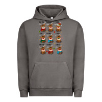 Pigment Tornado christmas reindeers Urban Hoodie - MaliasSmallBusiness