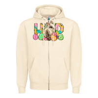 Sandshell Hop Rabbit Easter Zipper Hoodie - Neo Western