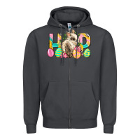 Smoke Hop Rabbit Easter Zipper Hoodie - Neo Western