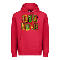 Cardinal one love juneteenth Premium Hoodie - MaliasSmallBusiness