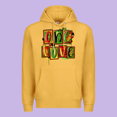 One Love Juneteenth Premium Hoodie Designed By Maliassmallbusiness