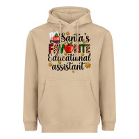 Mushroom santa's favorite educational assistant Heavyweight Hoodie - AdoDesignShop