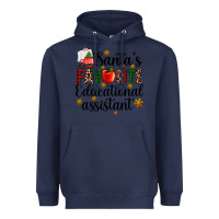 Navy santa's favorite educational assistant Heavyweight Hoodie - AdoDesignShop